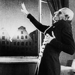 Nosferatu dies in the sunlight, one of the most iconic scenes from the film.
