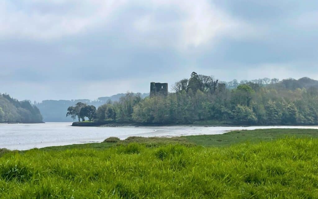 The castle ruins at Templemichael