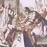 Executioner Jack Ketch beheads James Scott, Duke of Monmouth, in 1685.