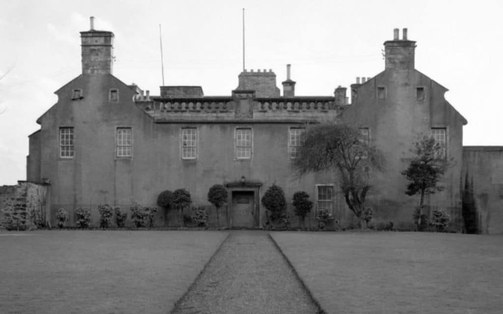 Rear of Caroline Park House in Edinburgh.