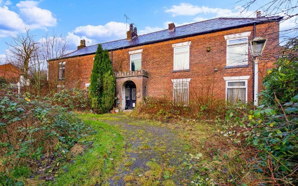 Derelict Ince Hall as it appears today.