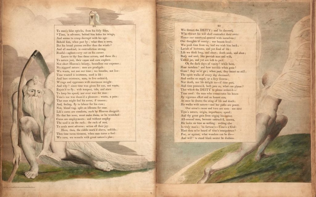 William Blake illustrated Night Thoughts by Edward Young.