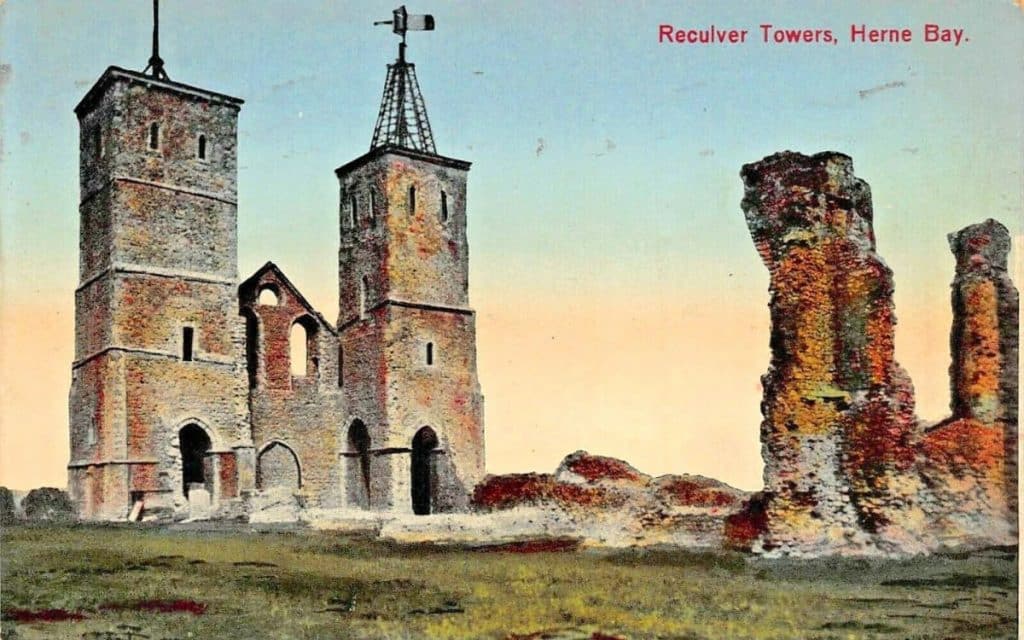 Reculver Towers in Kent