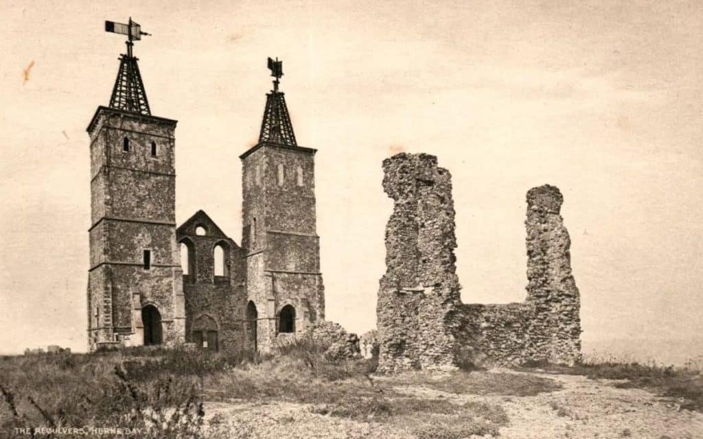 Reculver Towers Postcard