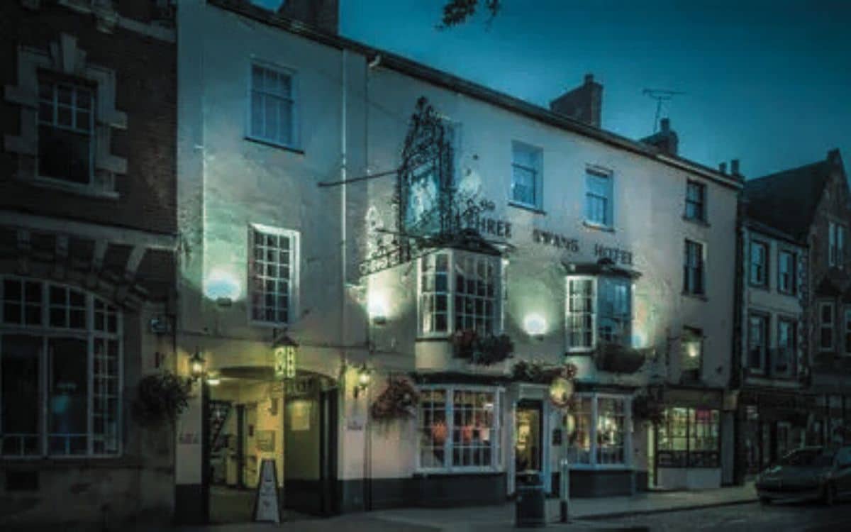 Haunted Portrait Watches Over The Three Swans Hotel