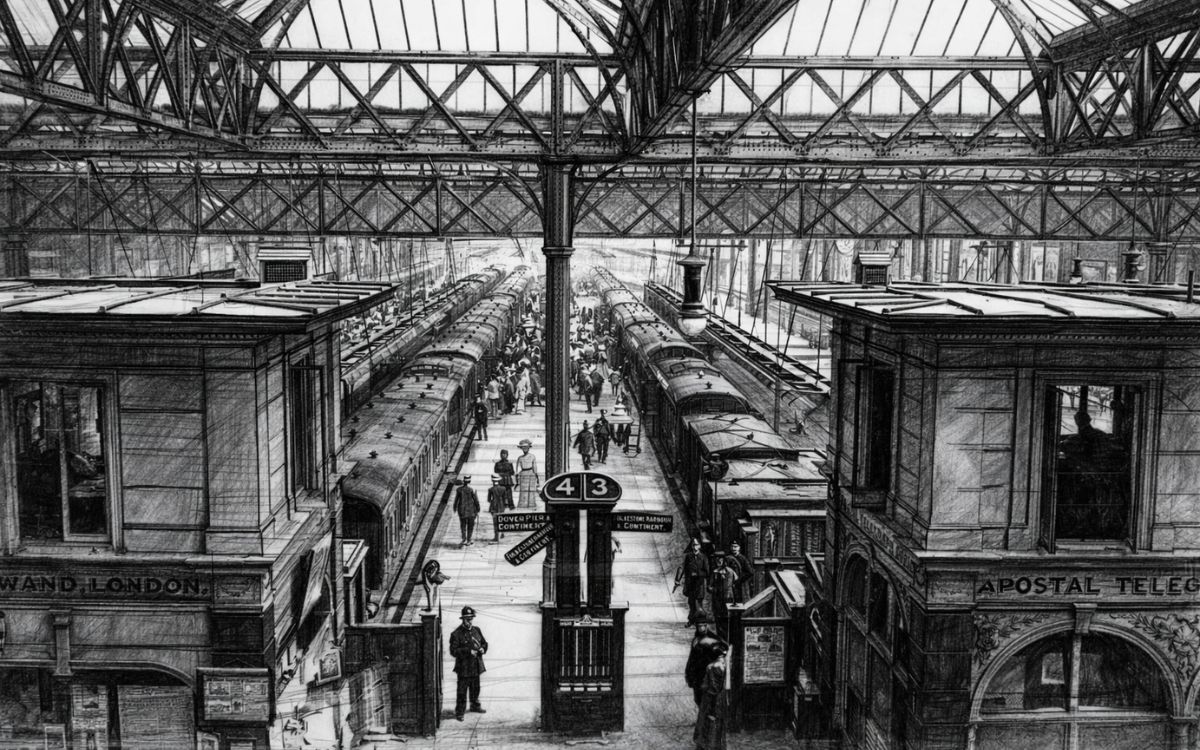 Charing Cross Station 1800s