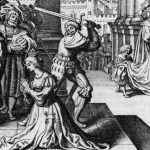 The execution of Anne Boleyn at the Tower of London.