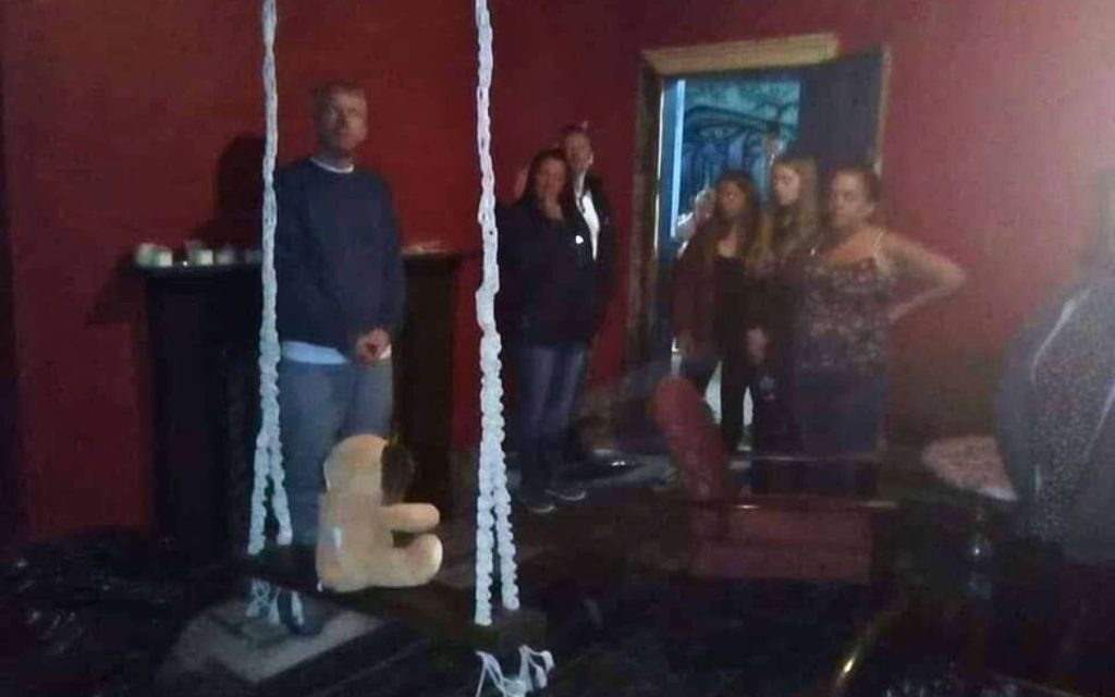 I Saw a Child Spirit at Antwerp Mansion 5 The team gathers after activity is caught on camera.