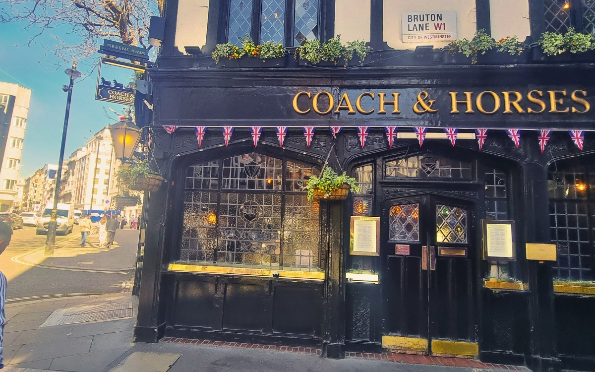The Coach and Horses in Mayfair is one of London’s spookiest pubs, with reports of a headless horseman and a phantom coach seen outside.