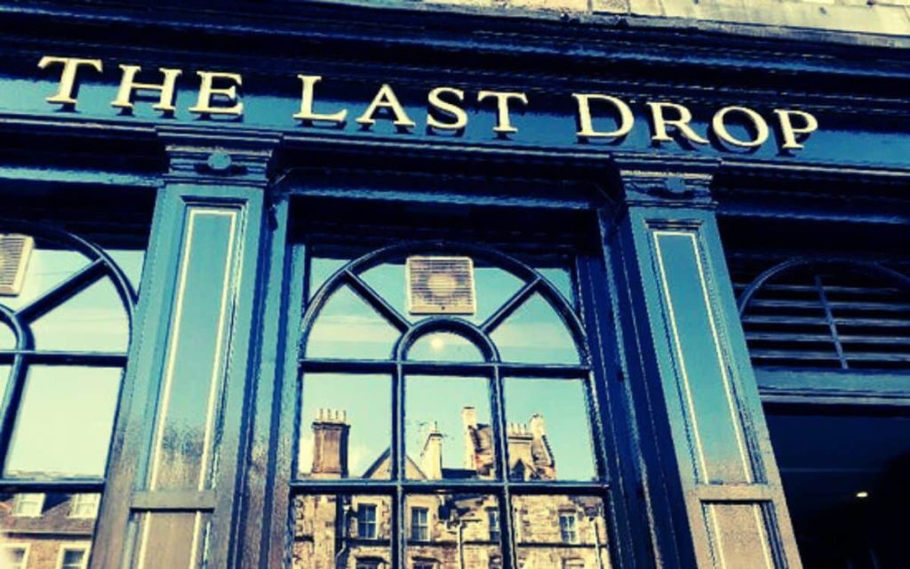 10 Haunted Pubs in Edinburgh 2 The Last Drop, haunted pub in Edinburgh