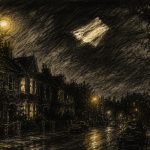 The White Shape Over a Stormy Road in Crouch End 5 The White Shape Crouch End