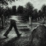 Torsoless Figure Halfway Cemetery