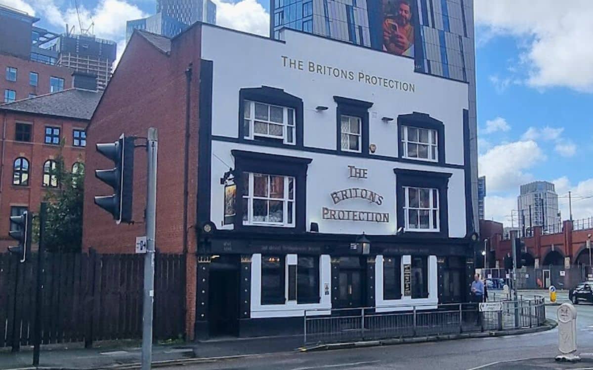 The Britons Protection Pub in Manchester.