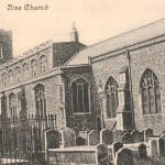 Diss Church Postcard