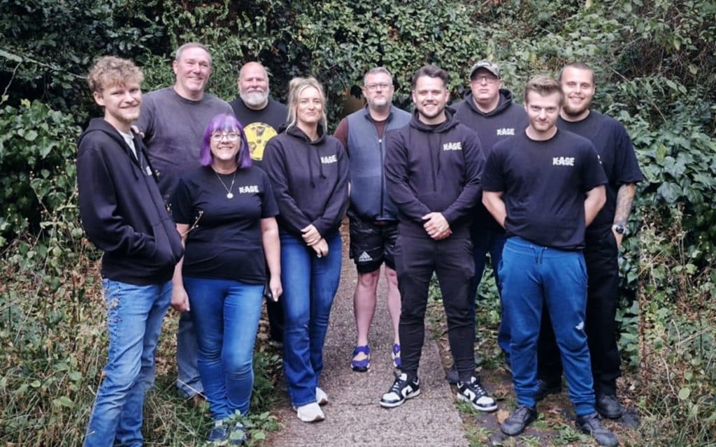 KASE Paranormal: Investigating Haunted Kent INTERVIEW 1 KASE Paranormal team standing together at Kelvedon Hatch.