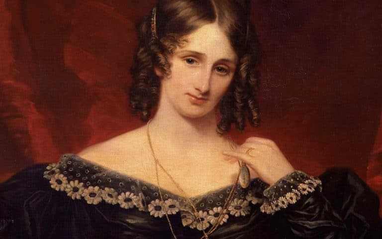 Mary Shelley, the author of Frankenstein.