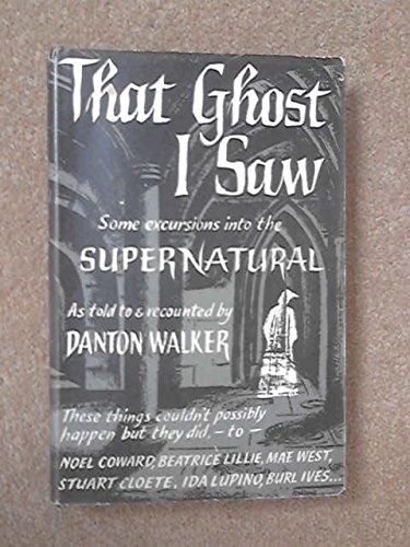 That Ghost I Saw book cover