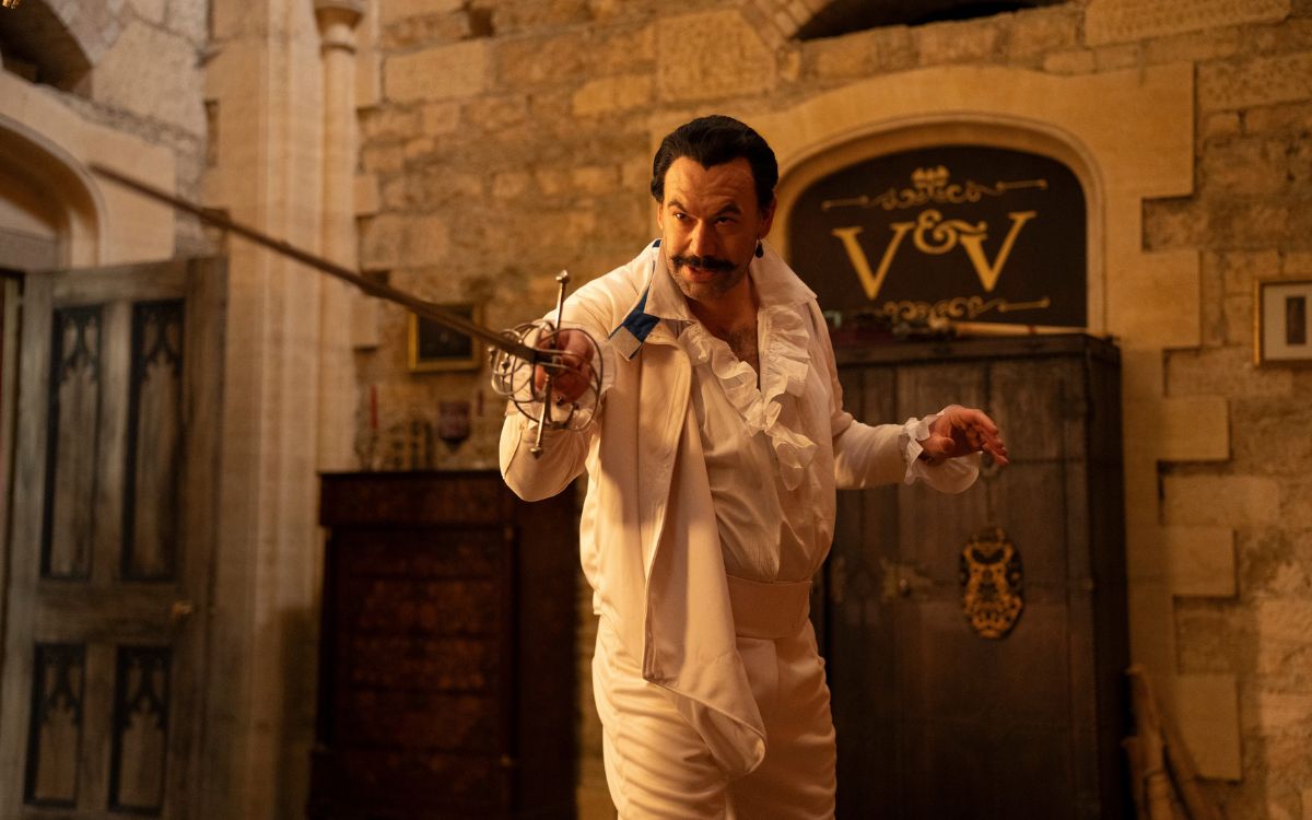 A Reluctant Vampire Episode 3 REVIEW 1 Victor (Tom Davis) plans to win back the castle through fencing in The Reluctant Vampire.