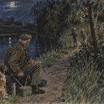 A reconstruction of Alfred Burtoo’s reported encounter with two mysterious humanoid figures beside the Basingstoke Canal near Aldershot in August 1983.