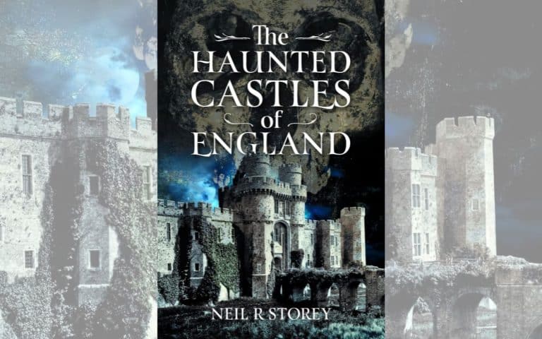 Haunted castles of England illustration for Neil R. Storey's book interview