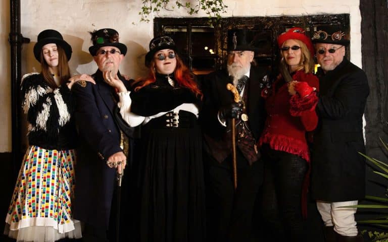 The Original Nottingham Ghost Walk team brings Nottingham’s haunted history to life. Photograph: David Rabjohns.